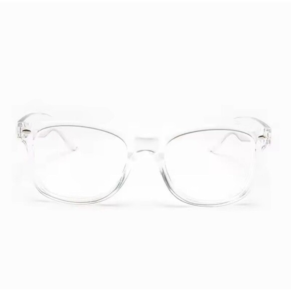 Transparent Computer Glasses Frame Women Men Anti Blue Light square Eyewear Bloc - Picture 6 of 7